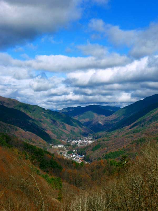 Narai valley view with cloudy sky